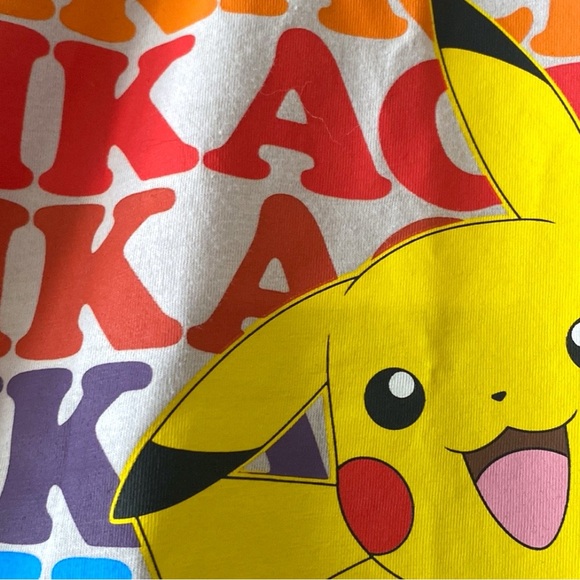 POKÉMON Gray Rainbow Pikachu Tee, Size XL (14-16). - Picture 7 of 10